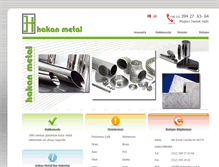 Tablet Screenshot of hakanmetal.com.tr